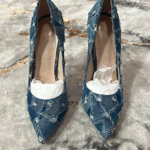 Denim pumps brand new size 36 Euro. Size 6 US